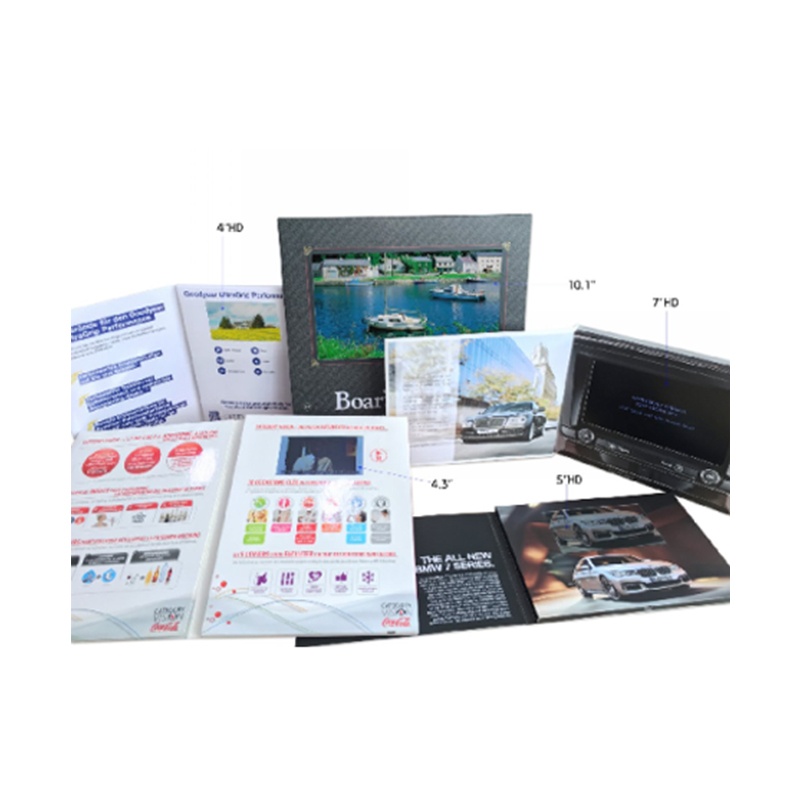 Customized Digital Lcd Screen Greeting Cards Video Smart Book